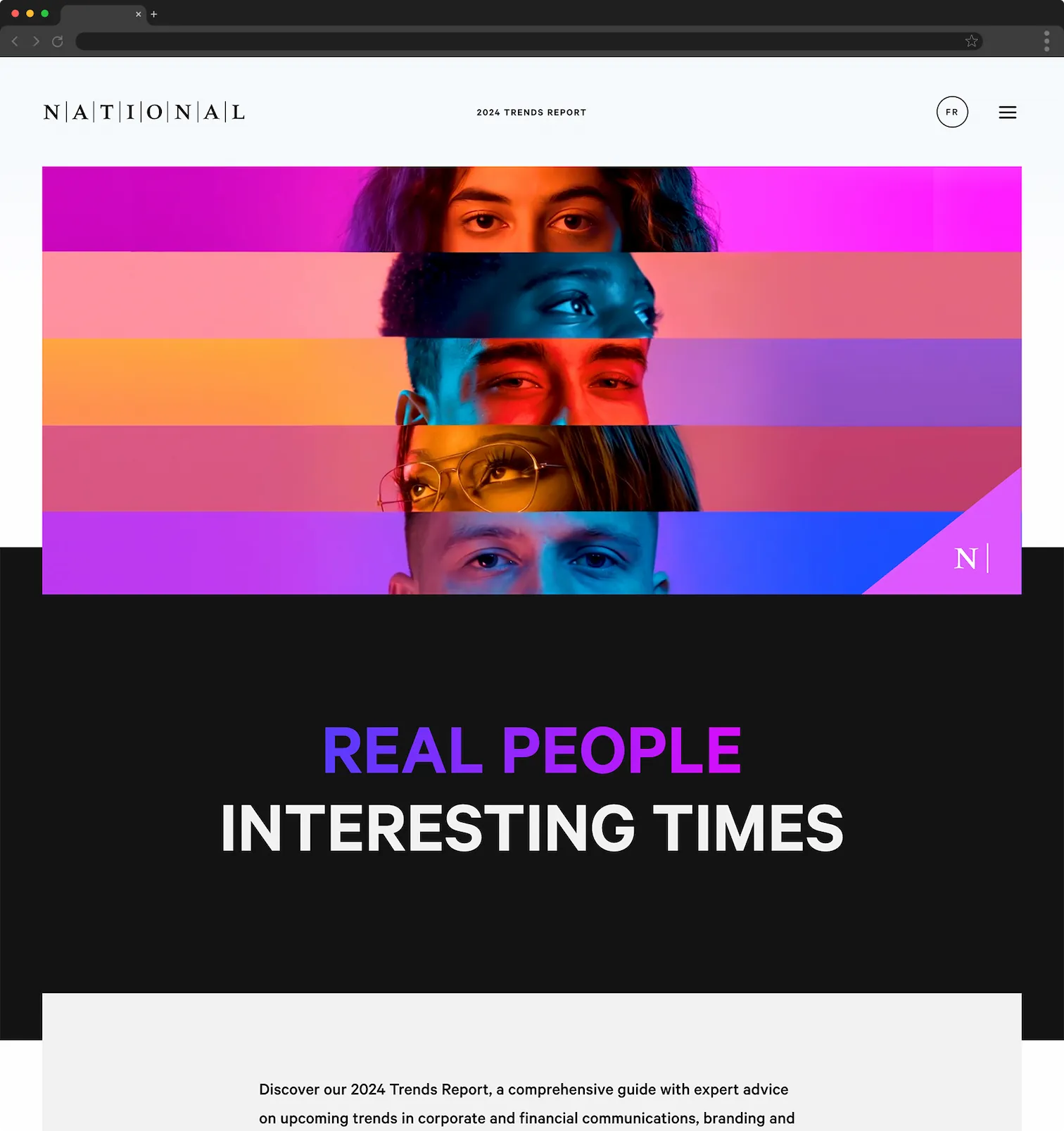 Homepage design after.